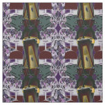 Abstract Wine Bottle Fabric