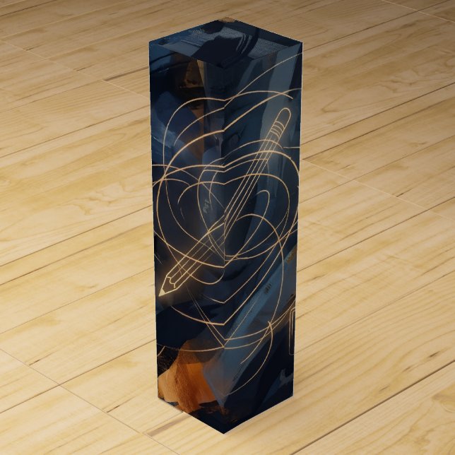 Abstract Wine Box (Front)
