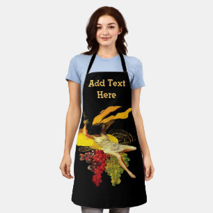 Abstract Wine Design add text, Apron
