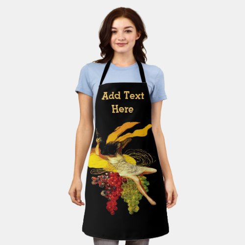 Abstract Wine Design add text Apron