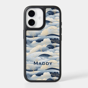 Abstract Winter Scene Mountains of Snow iPhone 17 