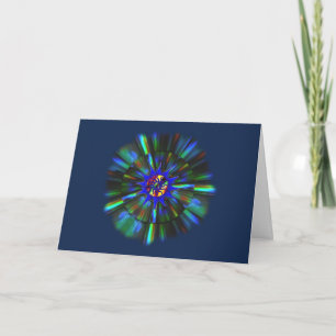 Abstract Winter Solstice Card