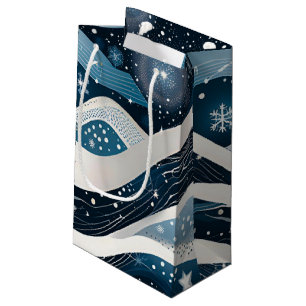 Abstract Winter Wonderland Small Gift Bag