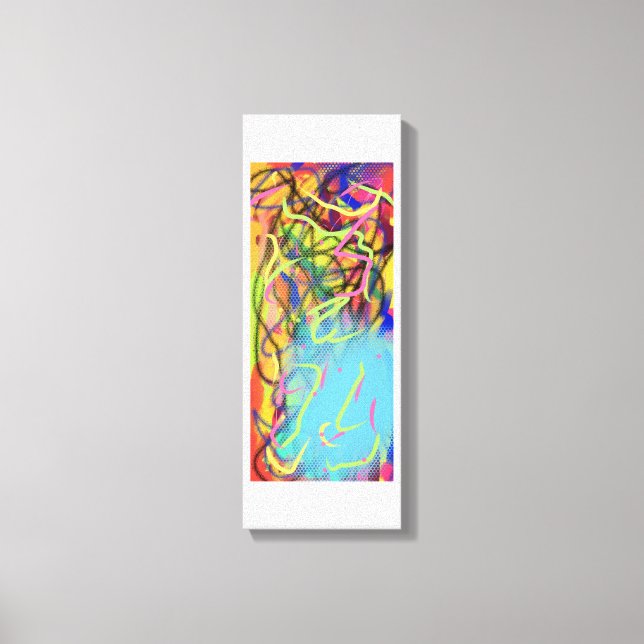 Abstract wiredness canvas print (Front)
