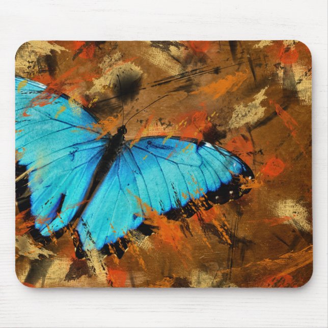 Abstract With Wings Mouse Pad (Front)
