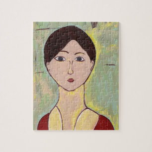 Abstract Woman Face Jigsaw Puzzle