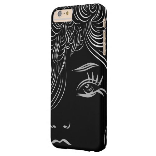 Abstract Woman Face Look Art Barely There iPhone 6 Plus Case