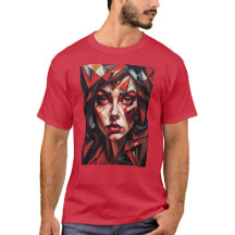 Abstract woman face