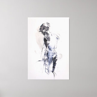 Abstract Woman Figure - Canvas Print