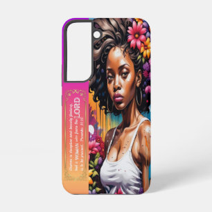 Abstract Woman of Faith Proverbs 31 30 Samsung Galaxy S22 Case