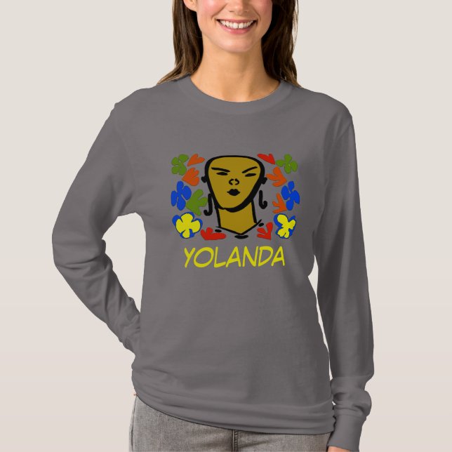 Abstract Woman, Personalize T-Shirt (Front)