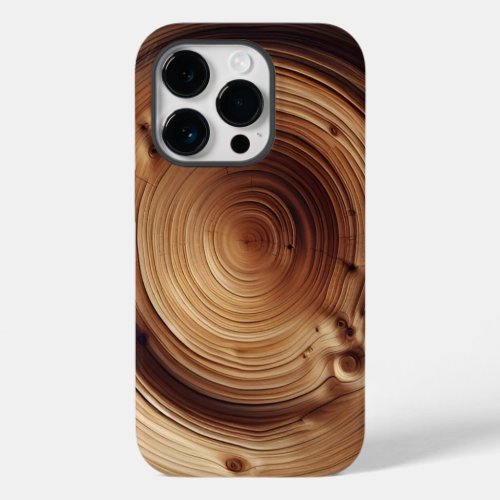 Abstract Wood Art Design Texture Case_Mate iPhone 14 Pro Case