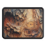 Abstract Wood Texture Hitch Cover
