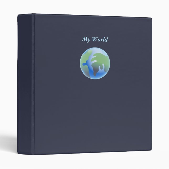 Abstract World Binder (Front/Spine)