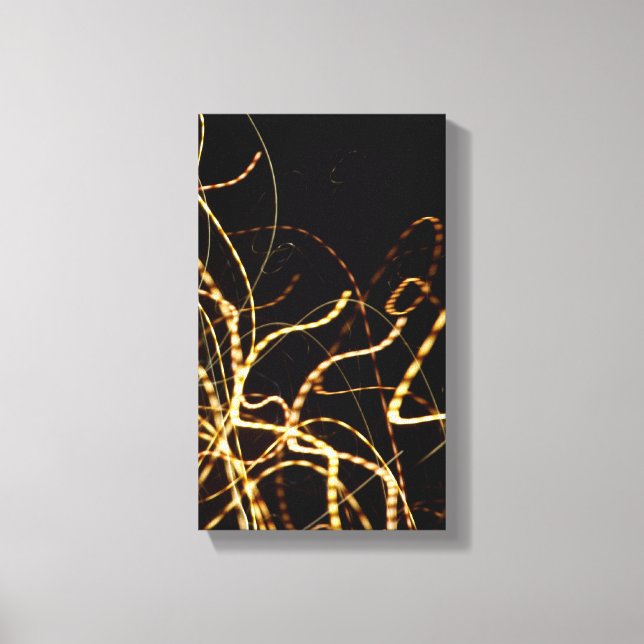 Abstract Wrapped Canvas (Front)