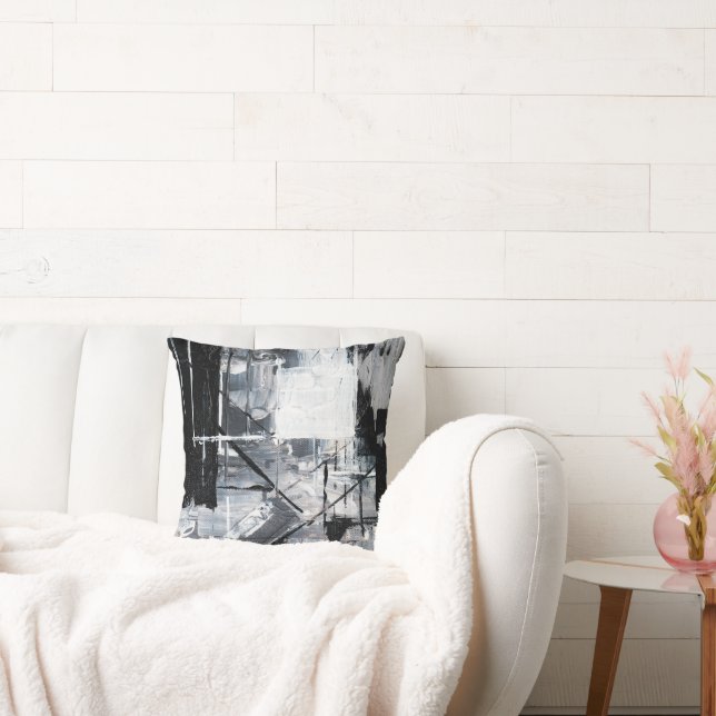Abstract Wraps 10 Throw Pillow (Couch)