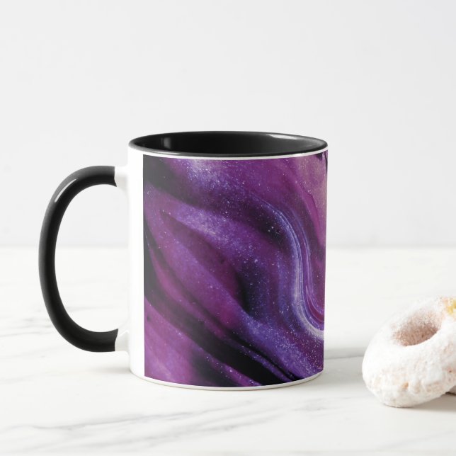 Abstract Wraps 18 Mug (With Donut)