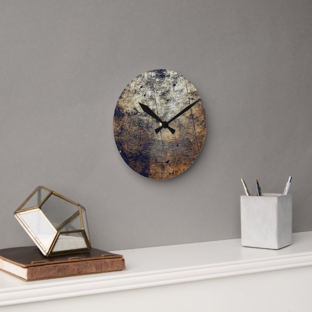 Abstract Wraps 8 Round Clock (Office)