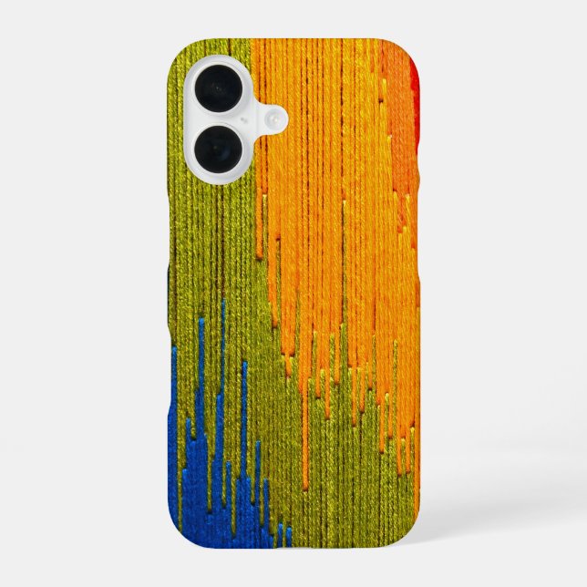 abstract yarn design iphone case (Back)