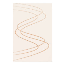 abstract yellow and beige line art/ minimalistic