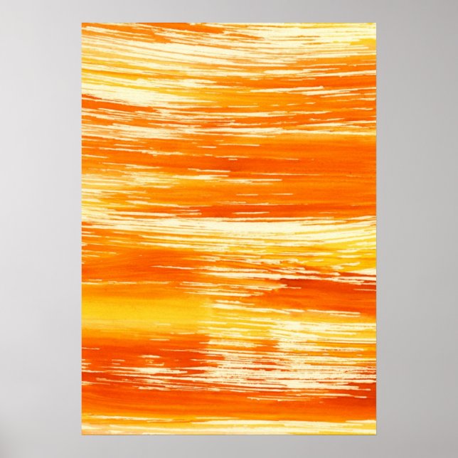 Abstract yellow background from watercolor poster (Front)