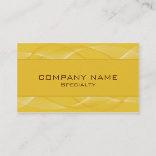 Abstract Yellow Business Cards