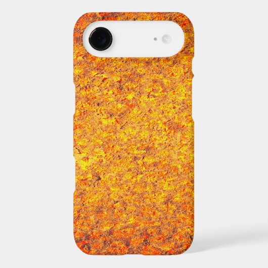Abstract yellow orange rusty metal surface Case-Mate iPhone case (Back)