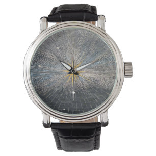 Abstract Yellow Starburst Mystic Celestial Cosmic Watch