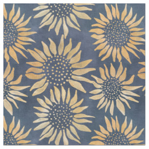 Sunflowers Fabric | Zazzle