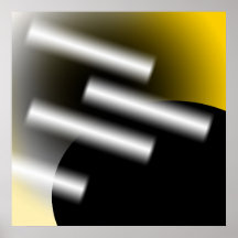 Abstract Yellow with Rays of Light AP0005