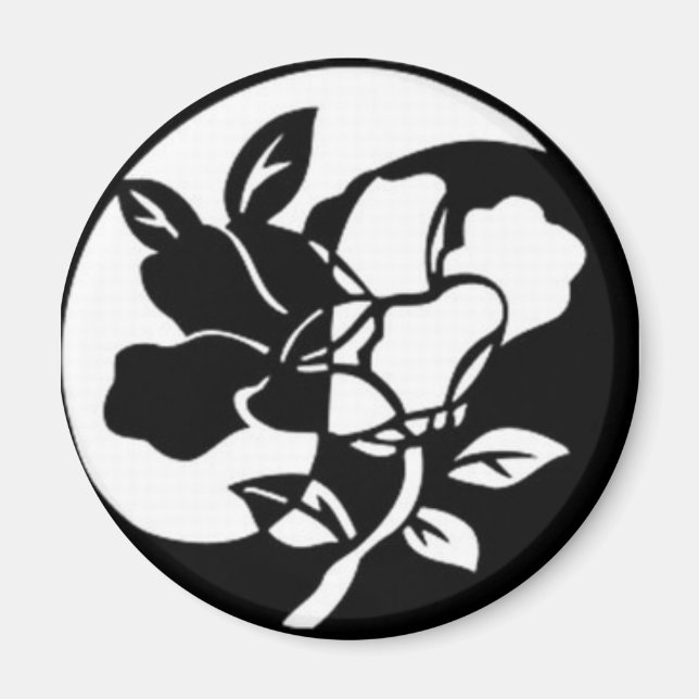 Abstract Yen Yang Locker, fridge or file cabinet Magnet (Front)