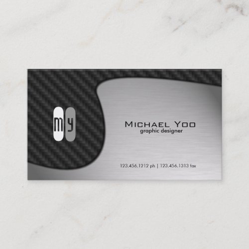 Abstract Yin Yang Graphic Design Business Card