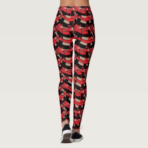 Abstract Yoga Lady Leggings