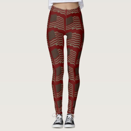 Abstract Yoga Lady Leggings