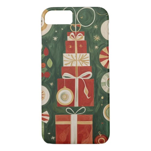 Abstract Yuletide Tapestry iPhone 87 Case