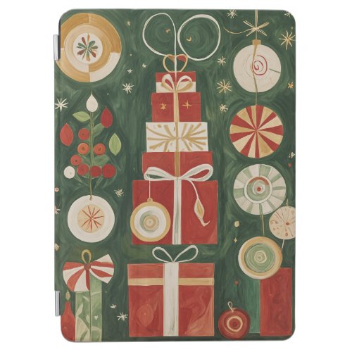 Abstract Yuletide Tapestry iPad Air Cover