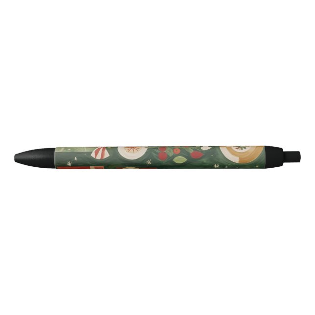 Abstract Yuletide Tapestry Pen (Front)