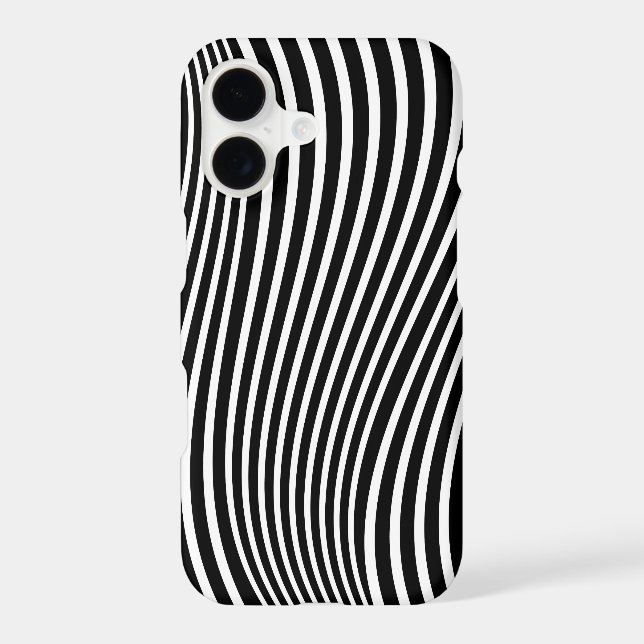 Abstract Zebra Iphone Case (Back)