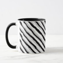 Abstract Zebra Swirl Mug