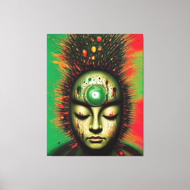 Abstract Zen Canvas Print (Front)