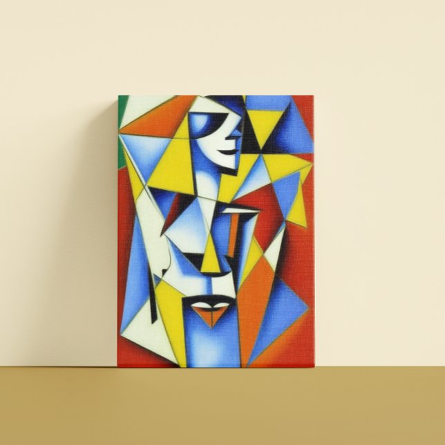 Abstract Zen Cubist Canvas Print (Creator Uploaded)