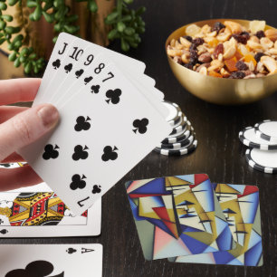 Abstract Zen Cubist Playing Cards