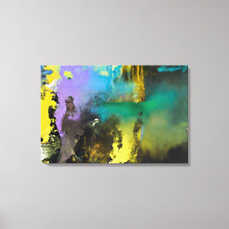 Abstract Zen Waterfall Canvas Print, Japandi Wall Print