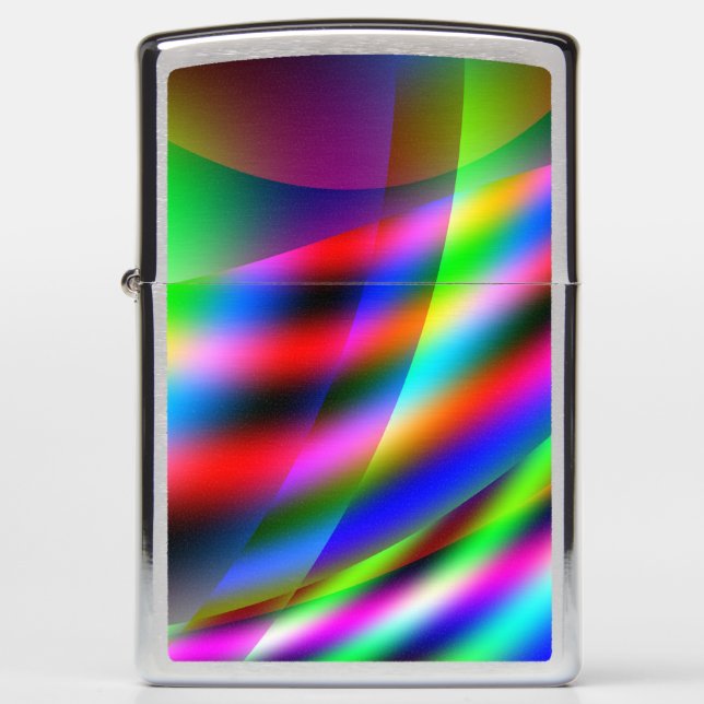Abstract Zippo Lighter (Front)