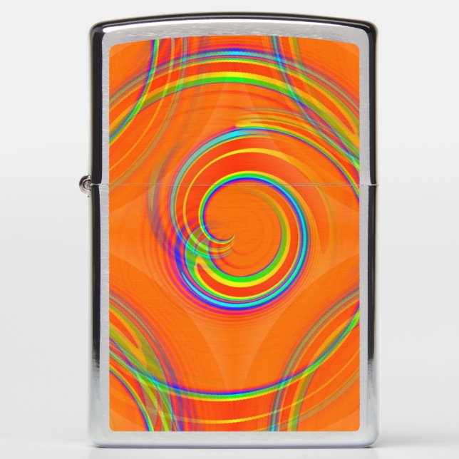 Abstract Zippo Lighter (Front)