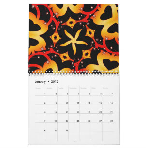 Abstract'delicaz 2012 Calendar