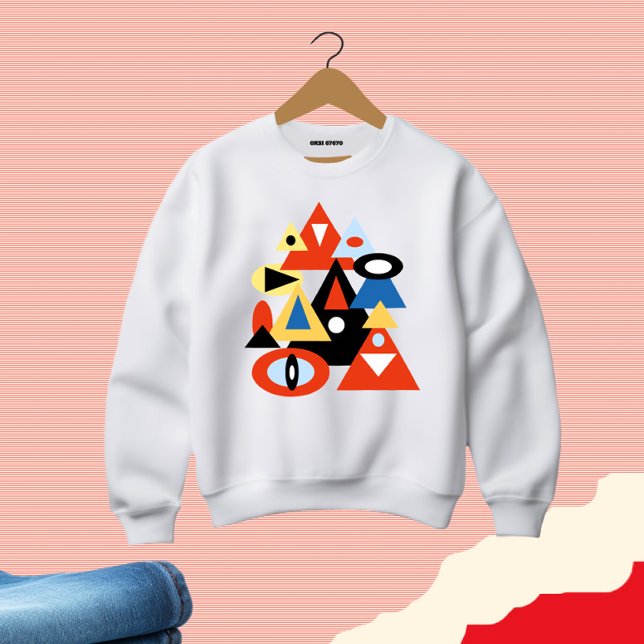 Abstracted artwork sweatshirt (Creator Uploaded)