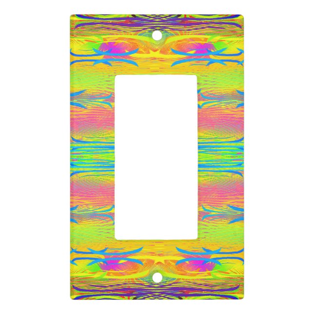 Abstracted background  light switch cover (Front)