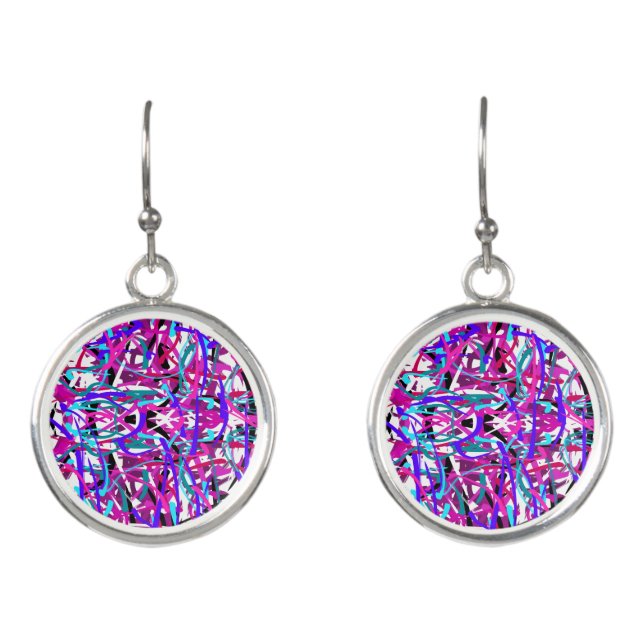 Abstracted earrings (Front)