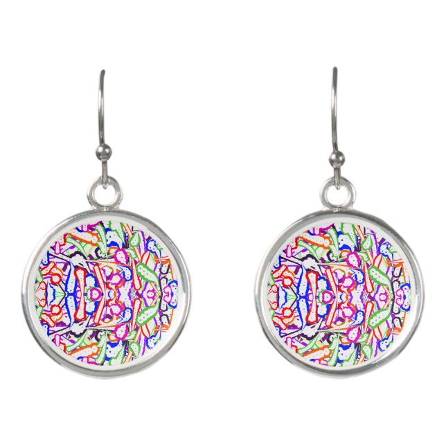 Abstracted earrings (Front)